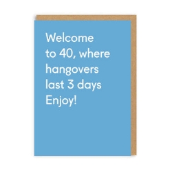 Picture of Welcome To 40 Greeting Card