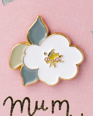 Picture of Mayfield Blossom Enamel Pin Greeting Card