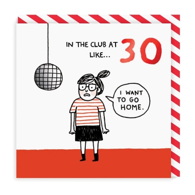 Picture of 30 In The Club Greeting Card