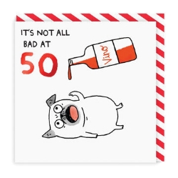 Picture of Not Bad At 50Birthday Card