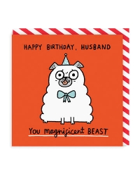 Picture of Magnificent Beast Square Greeting Card