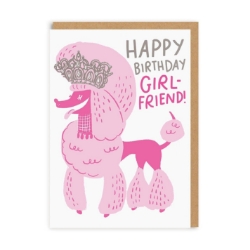 Picture of Girlfriend Poodle Greeting Card