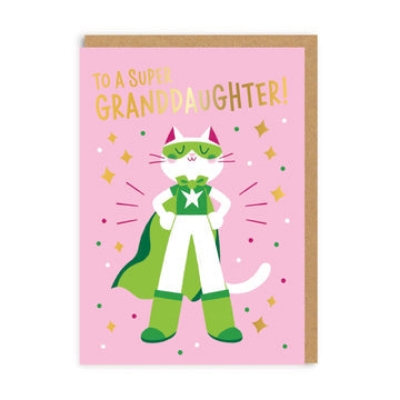 Picture of Granddaughter Super Greeting Card