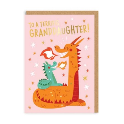 Picture of Granddaugther Dragon Greeting Card