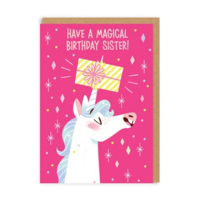 Picture of Unicorn Sister Birthday Card