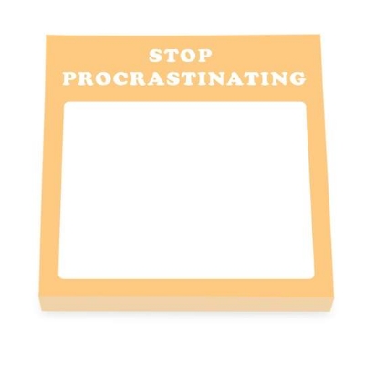 Picture of Stop Procrastinating Sticky Notes