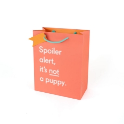 Picture of Spoiler Alert Puppy Large Giftbag