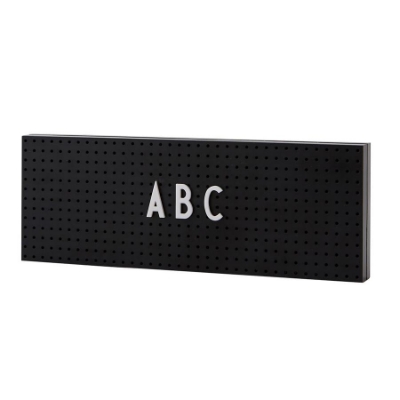 Picture of the sign - small message board Black