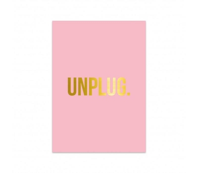 Picture of Studio Stationery Kaart Unplug