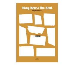 Picture of Studio Stationery A5 Noteblock Okay here's the deal Ocher,