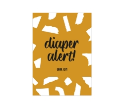 Picture of Studio Stationery Kaart Diaper Alert