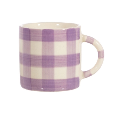 Picture of Gingham Mug Lilac