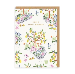 Picture of Cath Kidston Have a Sweet Birthday Lemon Trees Greeting Card