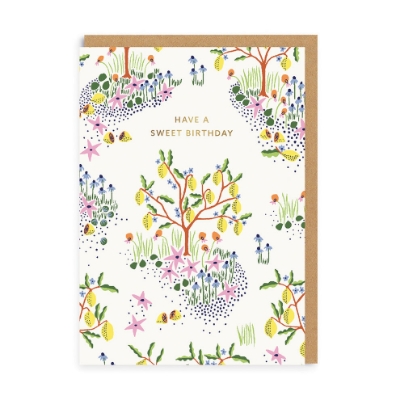 Picture of Cath Kidston Have a Sweet Birthday Lemon Trees Greeting Card