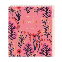 Picture of Cath Kidston Pink Floral Large Birthday Card