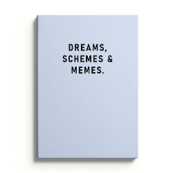 Picture of Dreams, Schemes & Memes Notebook