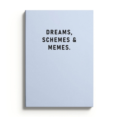 Picture of Dreams, Schemes & Memes Notebook