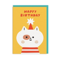 Picture of Cat Happy Birthday Card