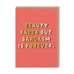 Picture of Sarcasm Greeting Card