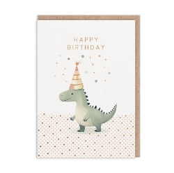 Picture of Dinosaur Birthday Card