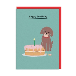 Picture of Pat The Pooch Cake Happy Birthday Card