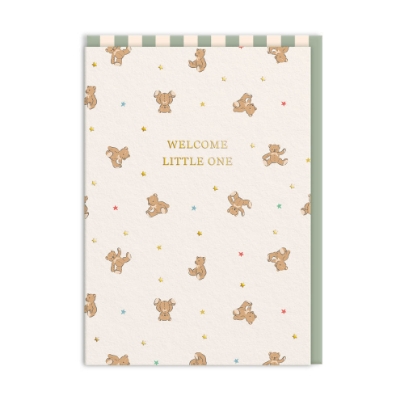 Picture of Cath Kidston Welcome Little One Bears Greeting Card