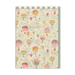 Picture of Cath Kidston Hot Air Balloons New Beginnings Greeting Card