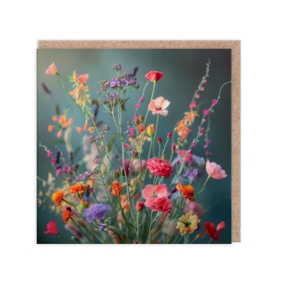 Picture of Wild Flower Bouquet Greeting Card