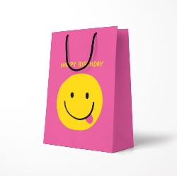 Picture of Smiley Face Large Birthday Large Gift Bag