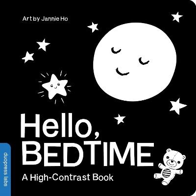 Picture of Hello, Bedtime: A Perfect High-Contrast Black-and-White Board Book for a Baby Shower Gift to Newborns and Babies