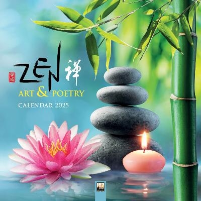 Picture of Zen Art & Poetry Wall Calendar 2025 (Art Calendar)