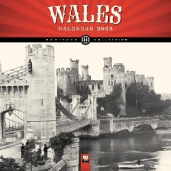 Picture of Wales Heritage Wall Calendar 2025 (Art Calendar)