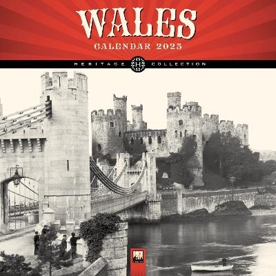 Picture of Wales Heritage Wall Calendar 2025 (Art Calendar)