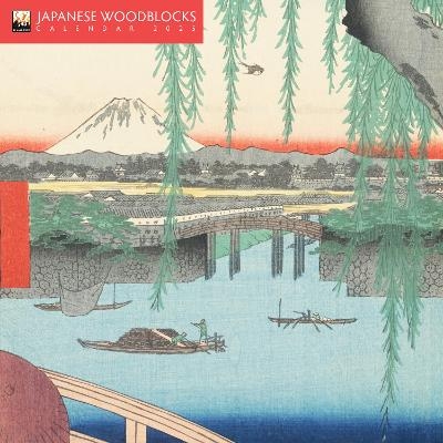 Picture of Japanese Woodblocks Mini Wall Calendar 2025 (Art Calendar)