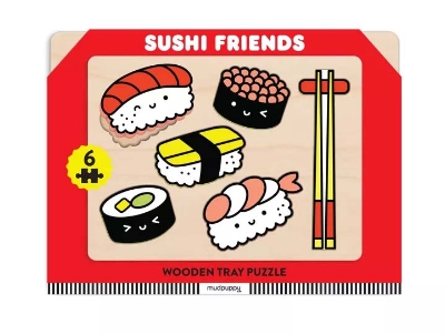 Picture of Sushi Friends Wooden Tray Puzzle