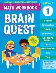 Picture of Brain Quest Math Workbook: 1st Grade