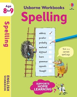 Picture of Usborne Workbooks Spelling 8-9