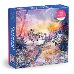 Picture of Enchanted Snowfall 1000 Piece Foil Puzzle