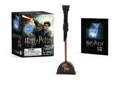 Picture of Harry Potter Wizard's Wand with Sticker Book: Lights Up!